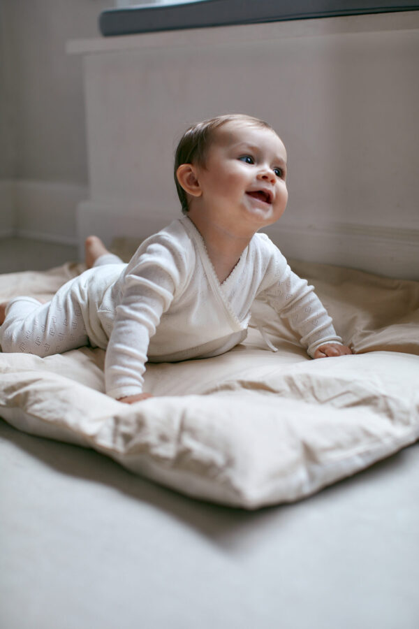 Pointelle Heart Crossover Body LS - Image 9
