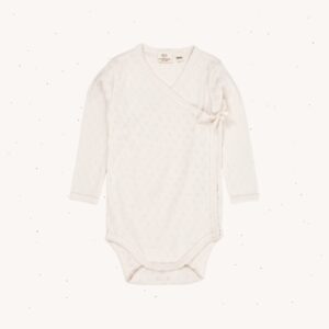 Pointelle Heart Crossover Body LS