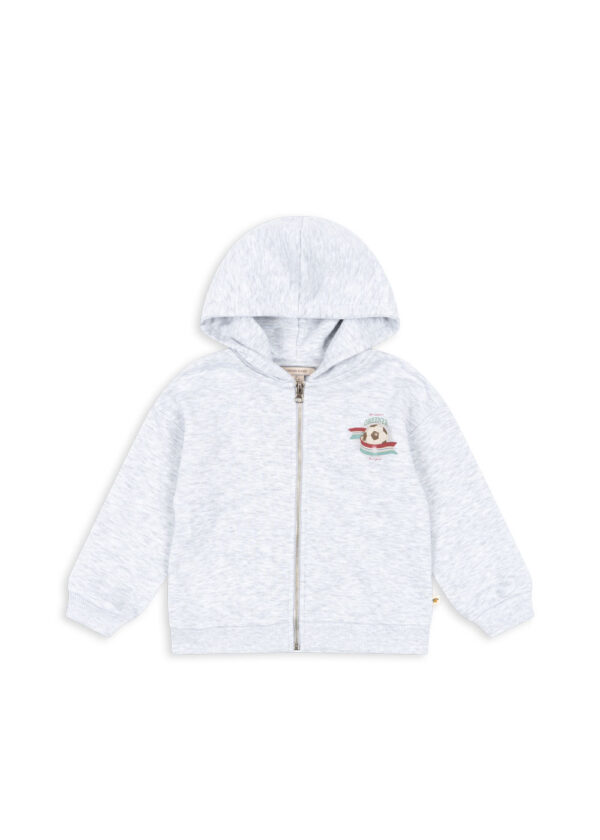 Lou OCS Hoodie, Off White Melange - Konges Slojd - Image 2