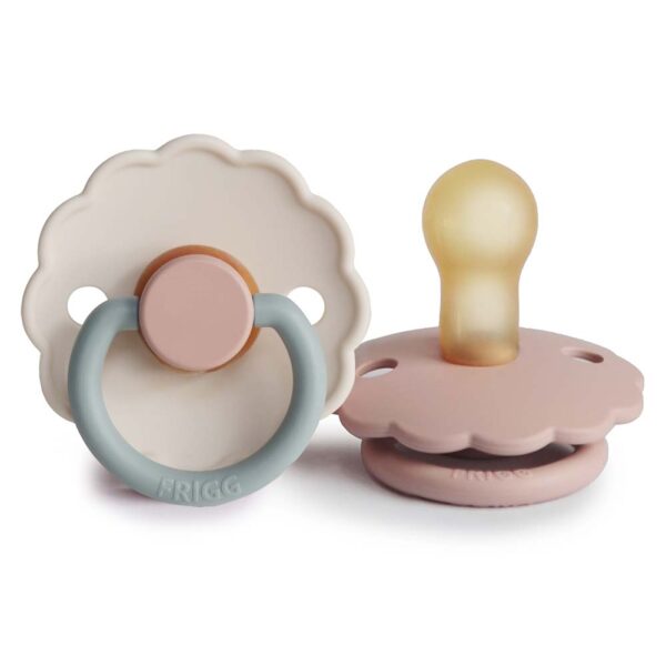 FRIGG Daisy Latex 2-Pack Pacifier Blush/Cotton Candy - Image 2