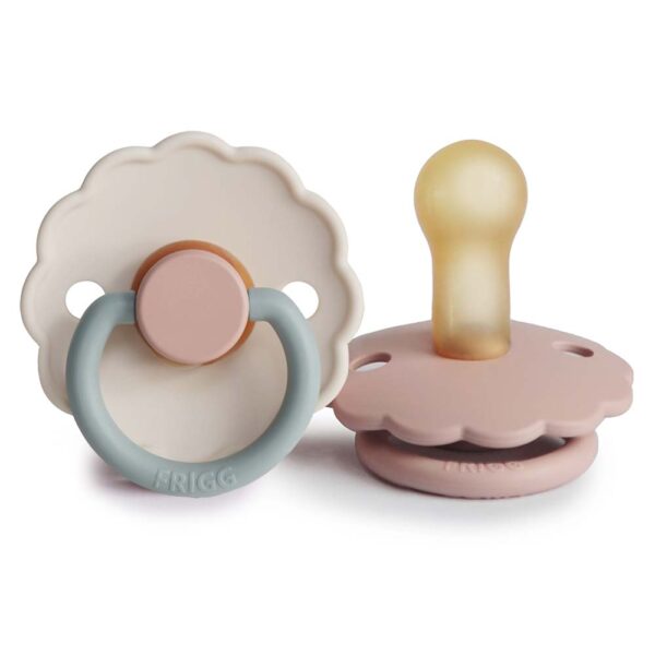 FRIGG Daisy Latex 2-Pack Pacifier Blush/Cotton Candy - Image 3