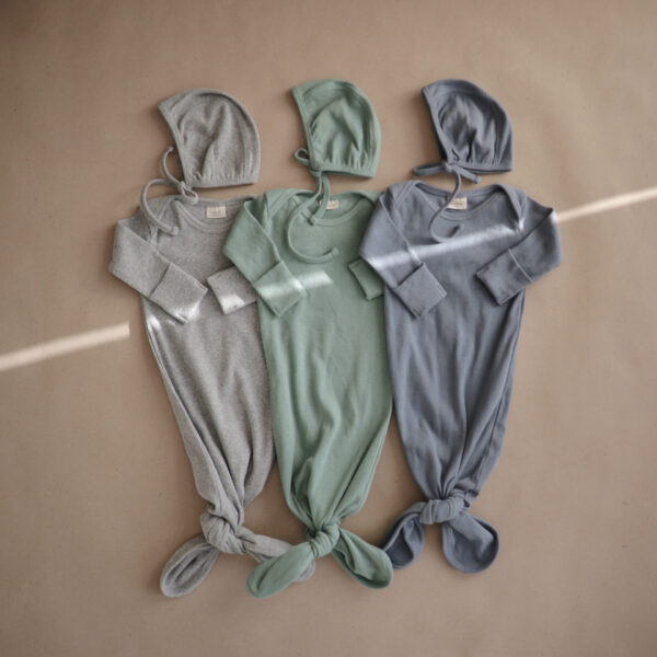 Ribbed Baby Bonnet - Image 2