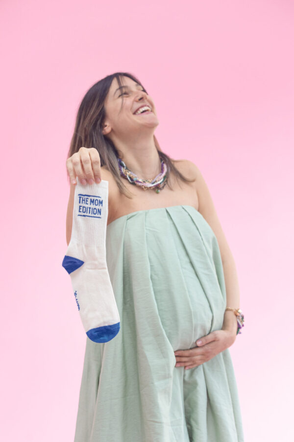 The Mom Edition Socks | Cream Cotton Socks - Image 2