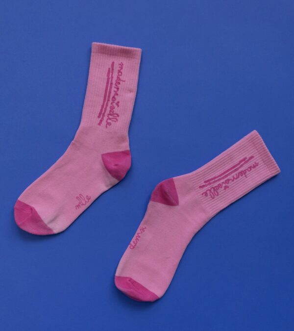 Stylisch Pink Cotton Socks Mademoiselle - Image 6
