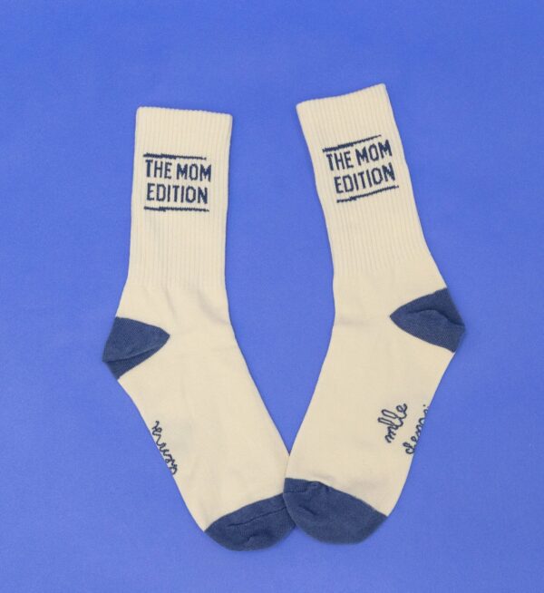 The Mom Edition Socks | Cream Cotton Socks - Image 5