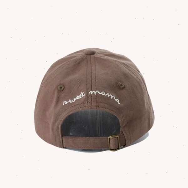 Mama sweet mama, mom Cap| Brown Cotton Cap - Image 4