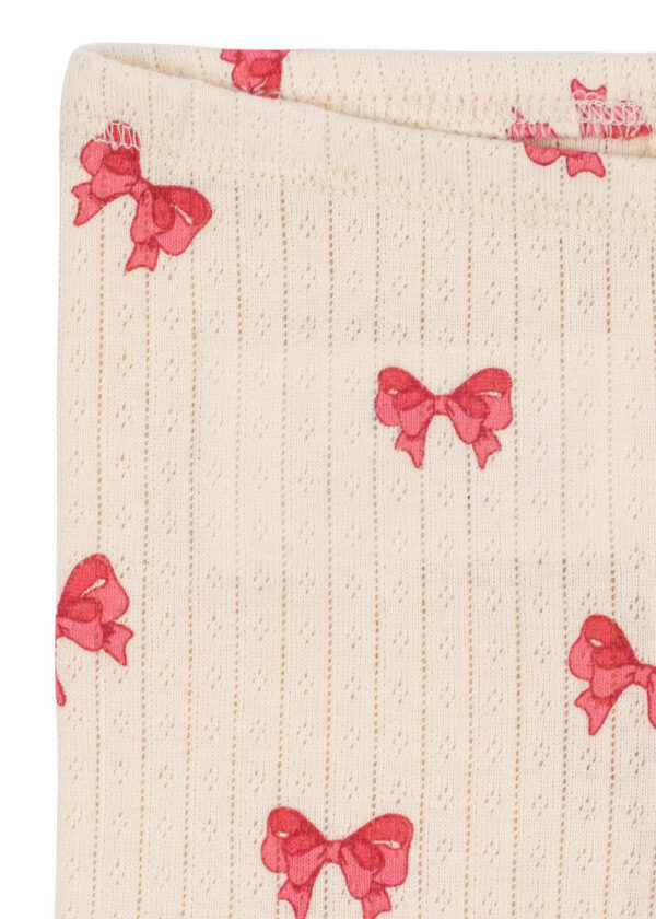 Minnie Pants Pointelle Rosia Bow - Konges Slojd - Image 3