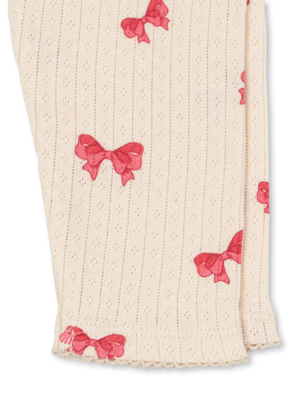 Minnie Pants Pointelle Rosia Bow - Konges Slojd - Image 4