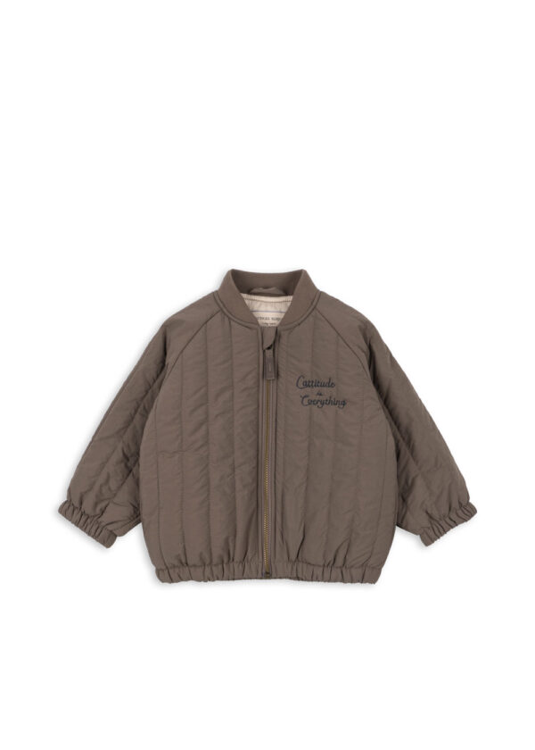 Juno Bomber Jacket, Walnut Leopard - Konges Slojd - Image 6