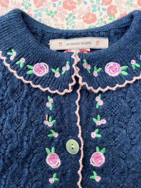 Rosier Cardigan ensign blue - Konges Slojd - Image 2