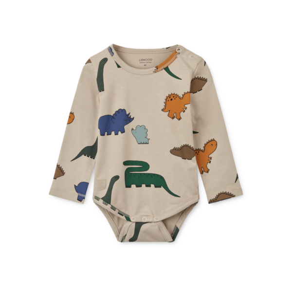 Yanni Baby Printed Lonsleeve Body 2-pack - Liewood - Image 2