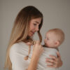 Mushie Baby Carrier Wrap Ivory - Image 2