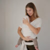 Mushie Baby Carrier Wrap Ivory - Image 4