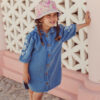 Sun Hat Lajik Blue and Yellow Capri Cove - Image 13