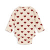 Minnie Newborn Body GOTS Red Hearts - Konges Slojd - Image 2