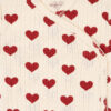 Minnie Newborn Body GOTS Red Hearts - Konges Slojd - Image 3