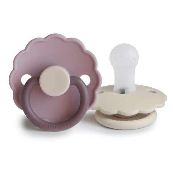 FRIGG Daisy Silicone 2-Pack Pacifier Lavender Haze/Cream - Image 2