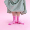 Stylisch Pink Cotton Socks Mademoiselle - Image 5