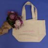 Mademoiselle Cotton Totebag | Printed Cream Tote - Image 2