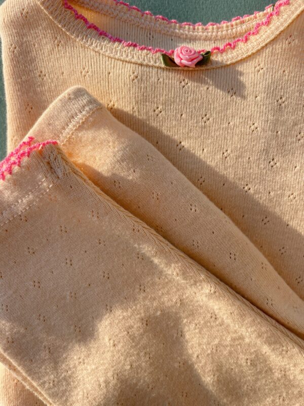 Organic Cotton Baby Minnie GOTS Yellow Pants - Konges slojd - Image 2
