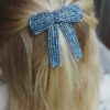 Celebration Pearl Bow Hair Clip - Konges Slojd - Image 2