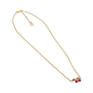 24K Gold Plating Cherry Necklace - Konges Slojd