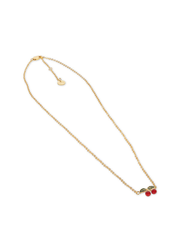 24K Gold Plating Cherry Necklace - Konges Slojd