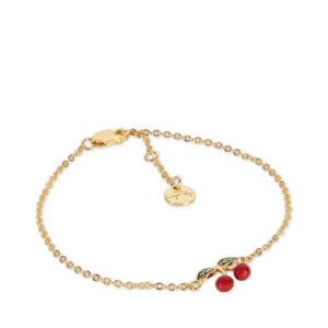 Konges Sløjd 24K Gold beautiful Cherry Bracelet