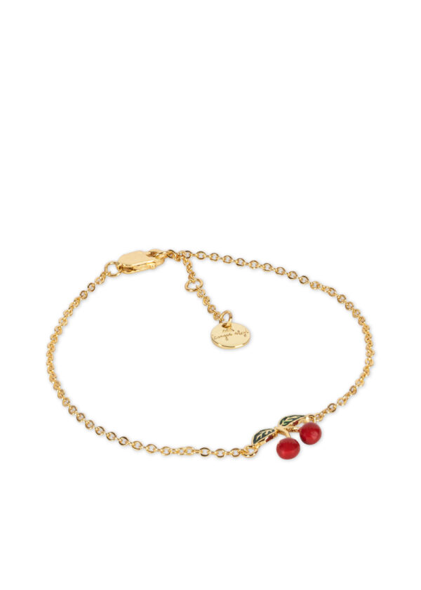 Konges Sløjd 24K Gold beautiful Cherry Bracelet