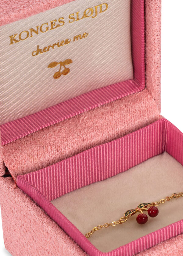 Konges Sløjd 24K Gold beautiful Cherry Bracelet - Image 3