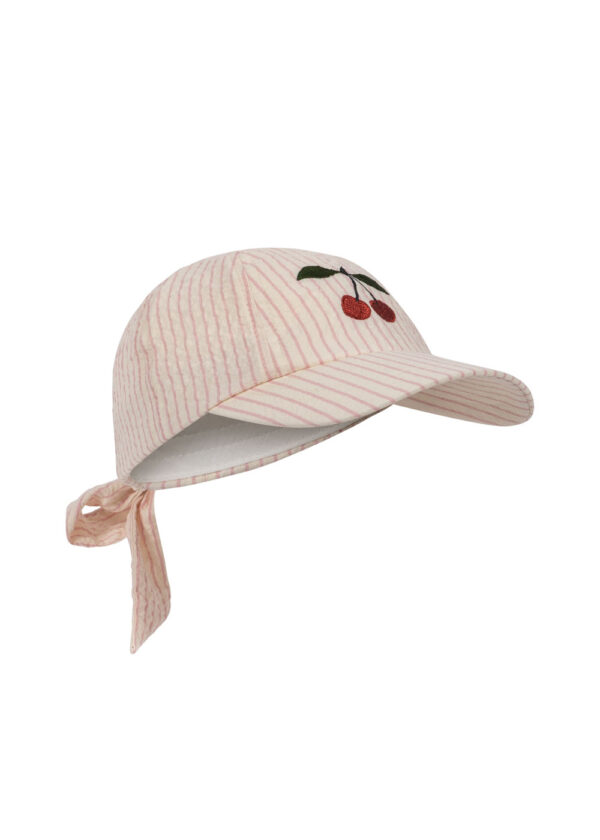 Ellie Cherry & Bow Cap GOTS - Konges Slojd