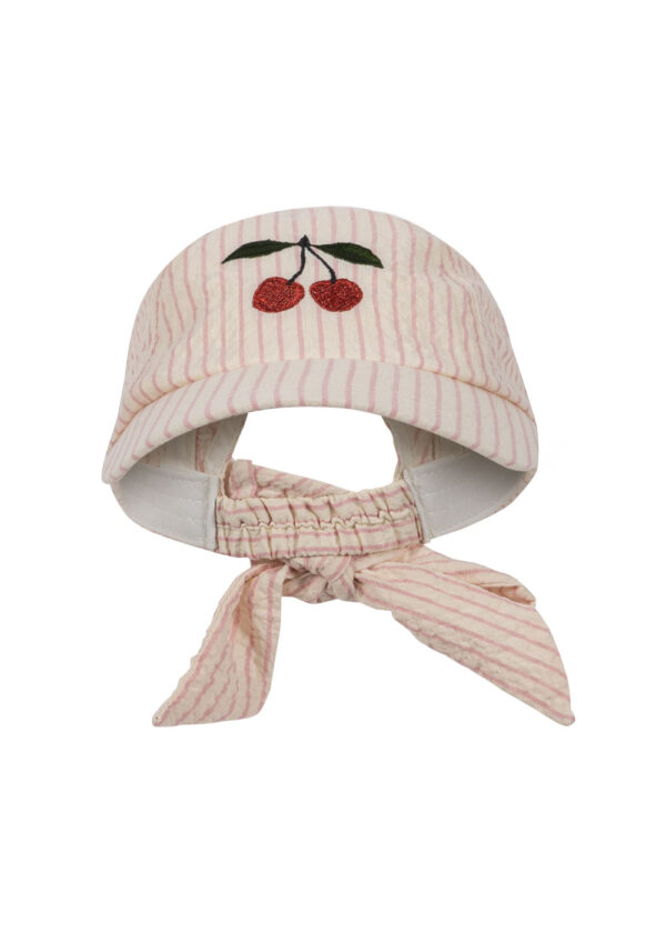 Ellie Cherry & Bow Cap GOTS - Konges Slojd - Image 2