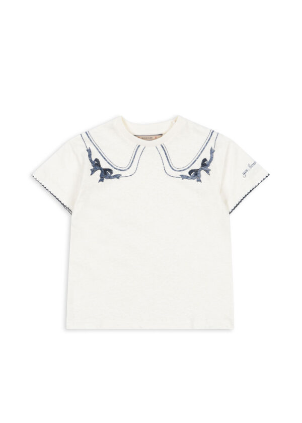 Era Tee OCS, T-Shirt Bow Collar - Konges Slojd