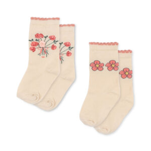 2 Pack Rose Baby & Kids Socks - Konges Slojd