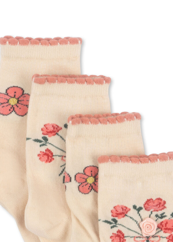 2 Pack Rose Baby & Kids Socks - Konges Slojd - Image 6