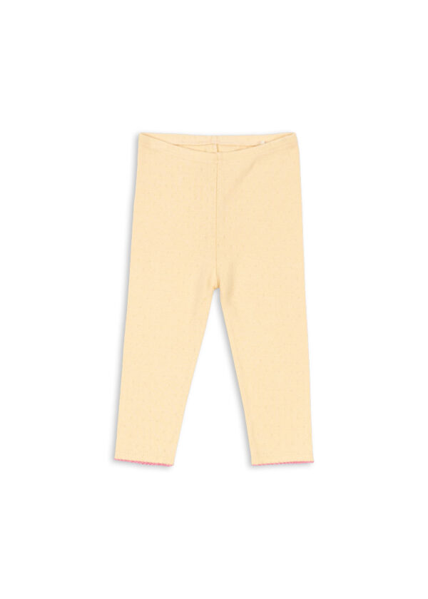 Organic Cotton Baby Minnie GOTS Yellow Pants - Konges slojd