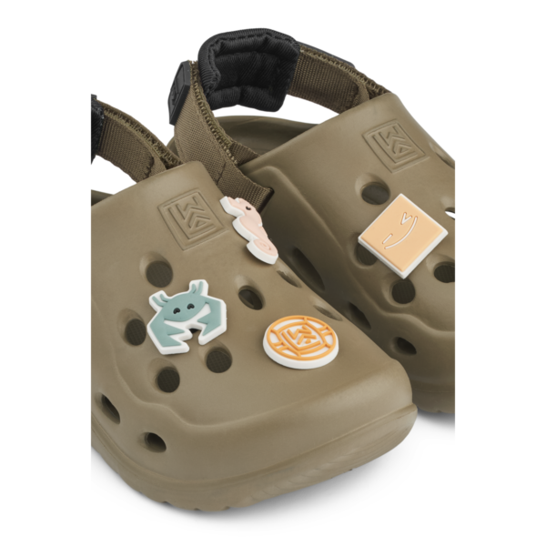 Milas Sandals - Liewood, Khaki/ Black - Image 8
