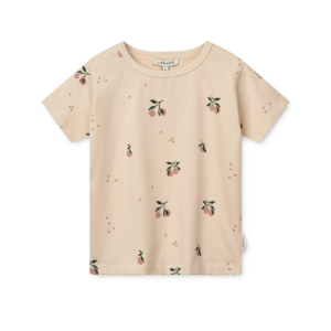 Apia Printed T-shirt - Liewood, Peach/ Sea shell