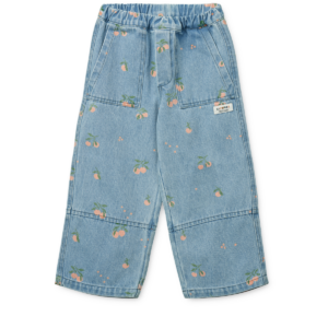 Cesar Printed Denim Pants - Liewood