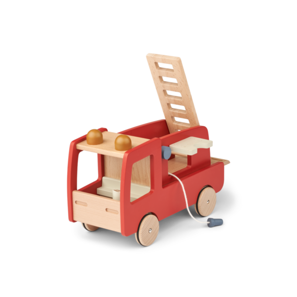 Eigil Fire Truck - Liewood | Wooden Toy - Image 3