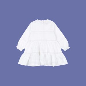 Orchid Dress, Optic White - Konges Slojd