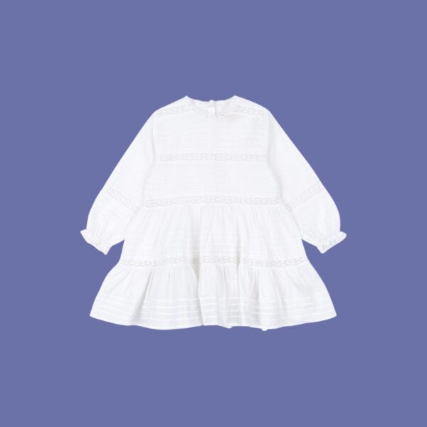 Orchid Dress, Optic White - Konges Slojd