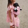 Doll Carrier, Bubblegum Check - Konges Slojd - Image 3