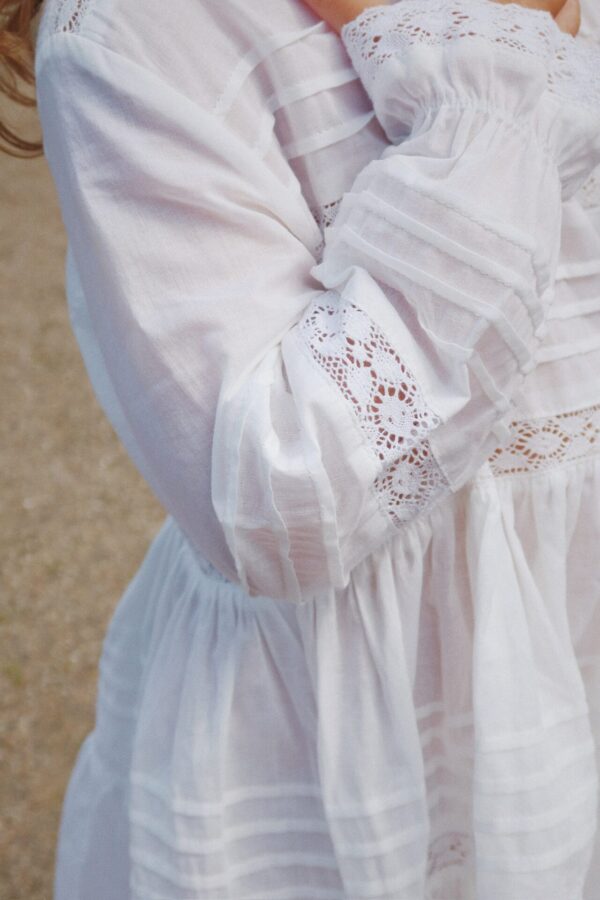 Orchid Dress, Optic White - Konges Slojd - Image 3