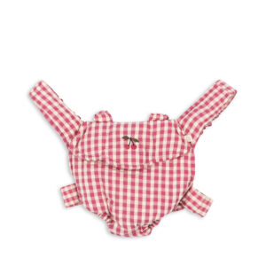 Doll Carrier, Bubblegum Check - Konges Slojd
