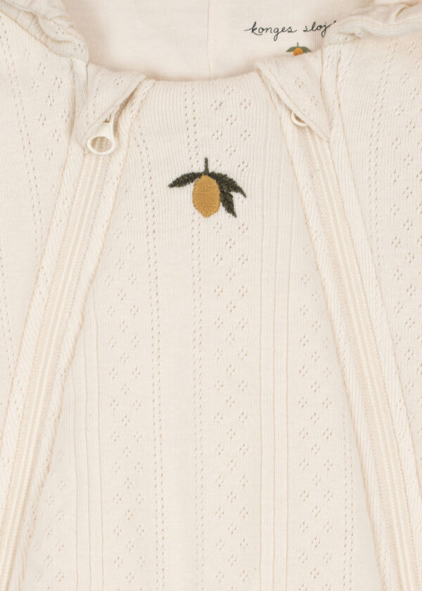Minna padded onesie - Konges Slojd, antique white - Image 2