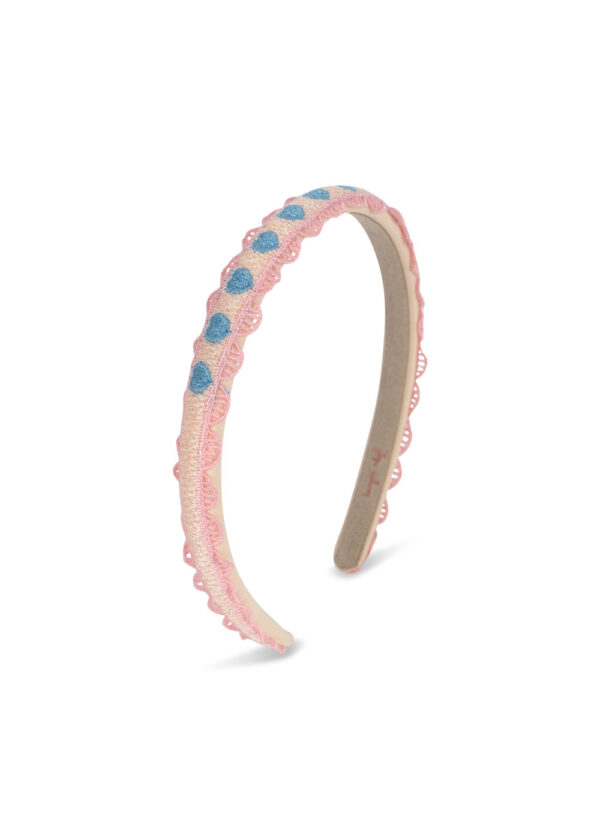 heart Embroidery Hairbrace