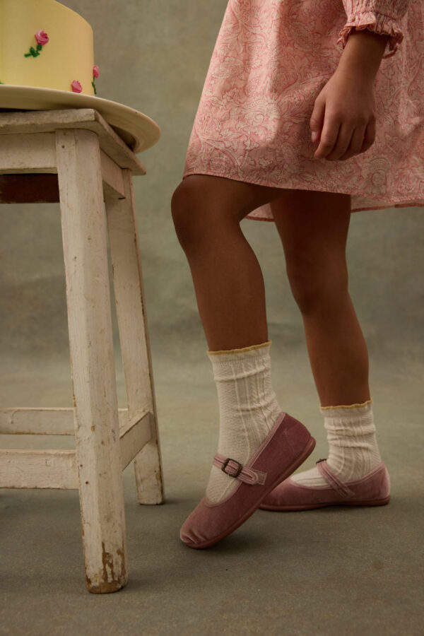 Socks Chatma Cream Lurex - Louise Misha Girls - Image 2