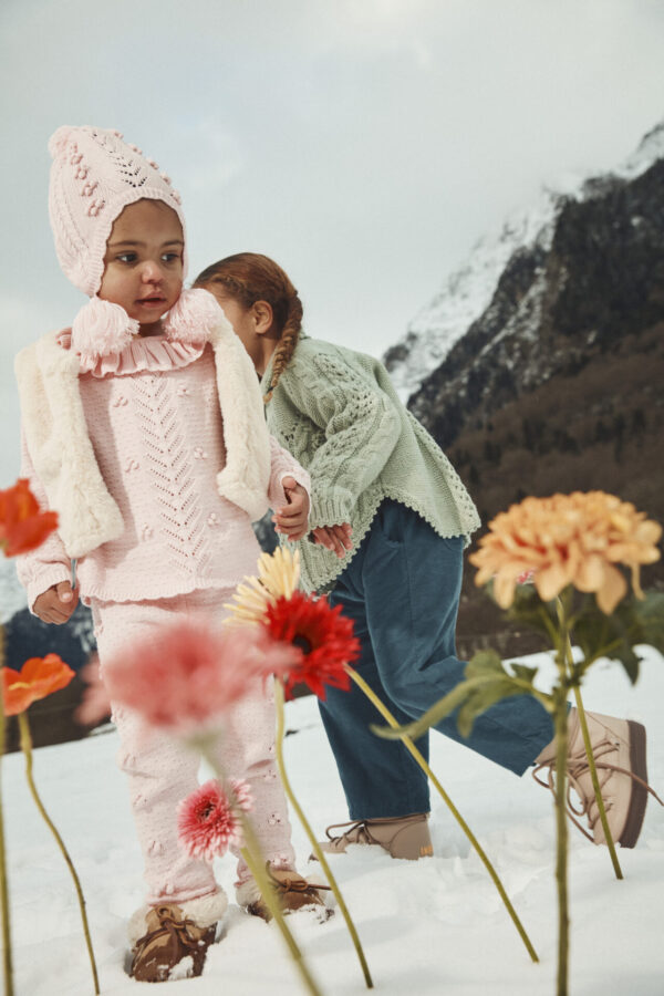 Pullover Evina Blush - Louise Misha, Knit with Collar - Image 2