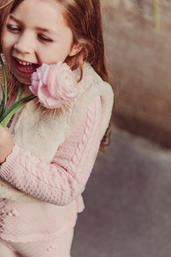 Pullover Evina Blush - Louise Misha, Knit with Collar - Image 9